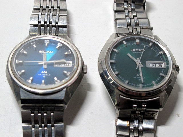 ■SEIKO■**LM 23石/5606-7190 5606-7320/自動巻き/メンズ腕時計2本セット**⑫
