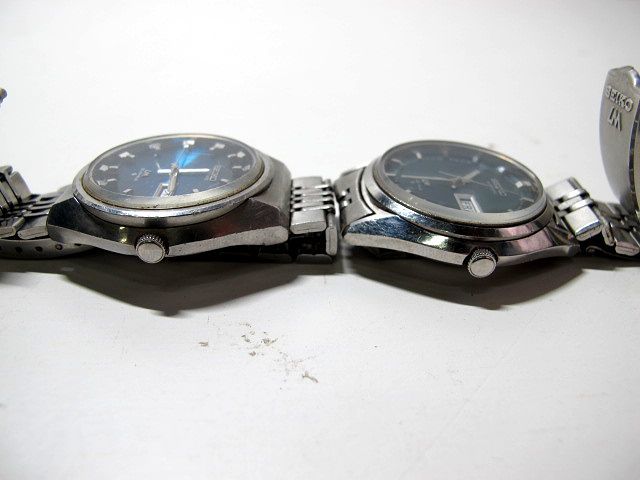 【値下げしました】B’zセット □SEIKO□**LM 23石/5606-7190 5606-7320/自動巻き/メンズ腕時計2本
