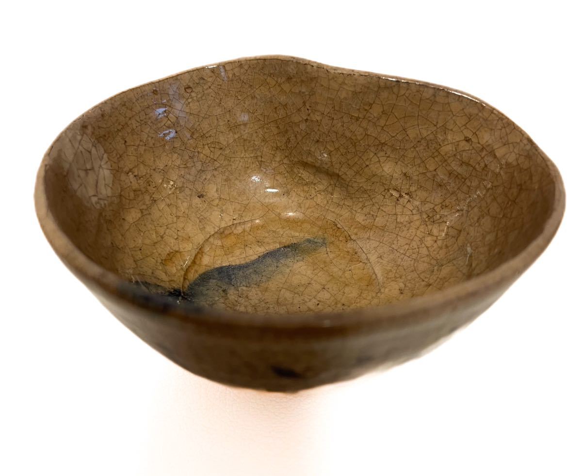 茶道具 絵唐津 方口茶碗 時代物(K-A380) 【公式通販】