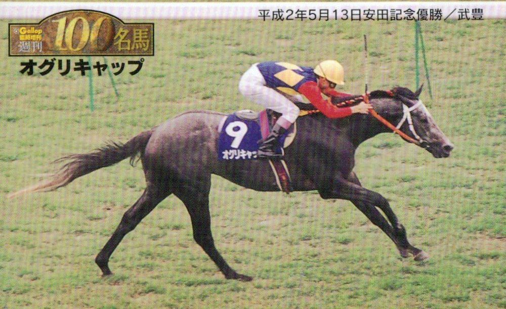 オグリキャップ 武豊騎手 週刊100名馬 テレカ50度数 lj_95の入札履歴