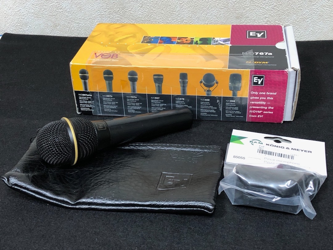 Electro Voice N/D767a 動作確認済み 送料無料 元箱・マイクフォルダ