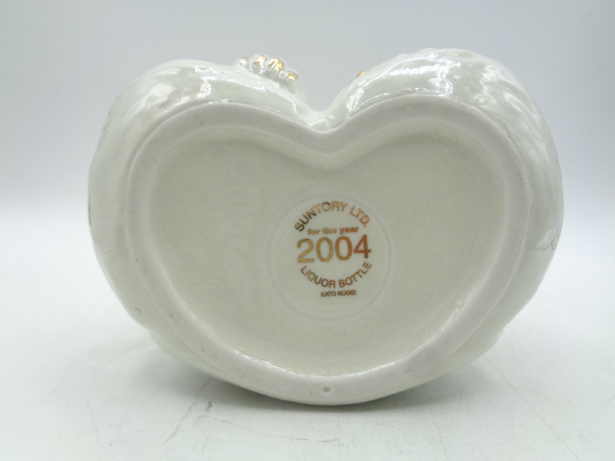 サントリーウイスキー ローヤル12年 干支ボトル 申年 2004年 陶器 箱付き