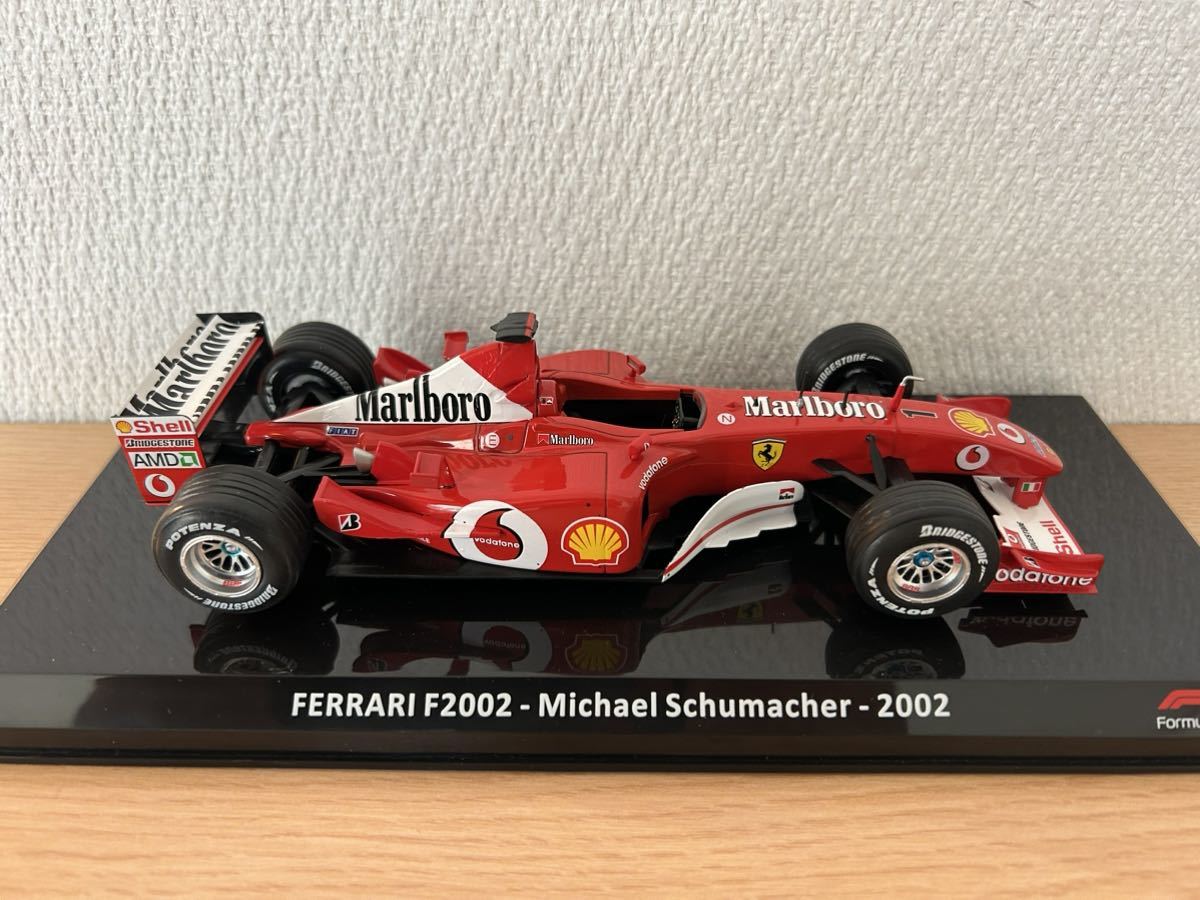 マルボロタバコ仕様 ディアゴスティーニ ビッグスケールF1コレクションNo.2 1/24フェラーリF2002 ミハエル・シューマッハ