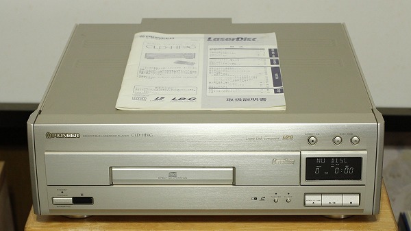 PIONEER CLD-HF9G CD/LD両面再生高級機 取説付 徹底メンテナンス整備品 動作保証 132