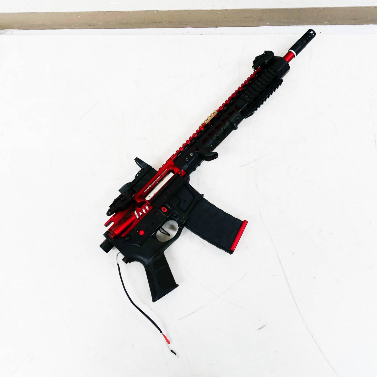 【ジャンク】APS FMR MOD1 ASR120紅龍 レッドドラゴン 電動ガン ミリタリー サバイバルゲーム サバゲー K3227