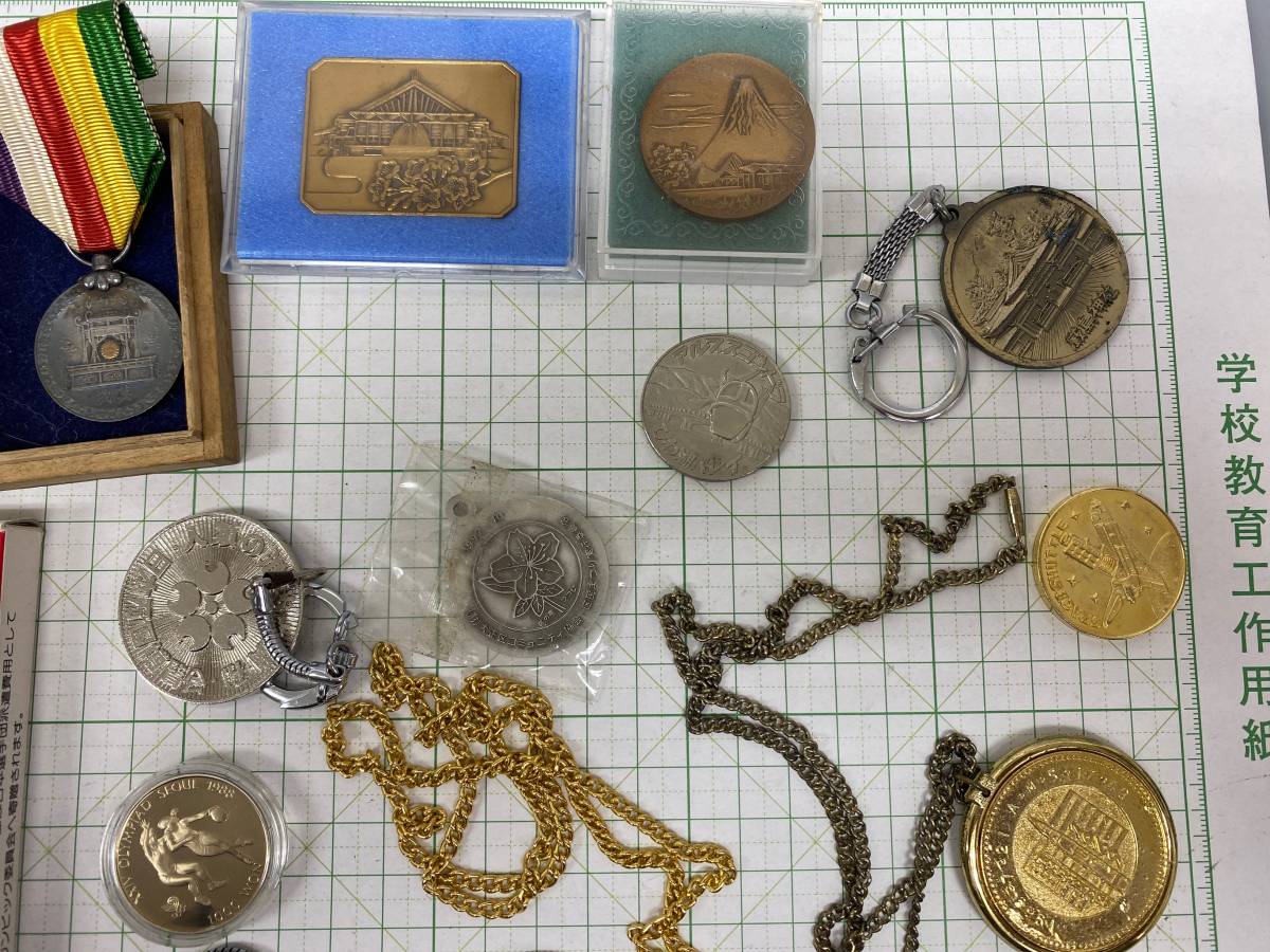 ネックレス 記念メダル ペンダント コイン 章 色々 中古保管品 / 現状品 モスクワオリンピックメダル コレクション【