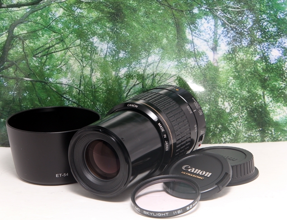 ☆もっと遠くへ☆CANON EF 80-200mm F4.5-5.6USM♪レンズフード付きで 