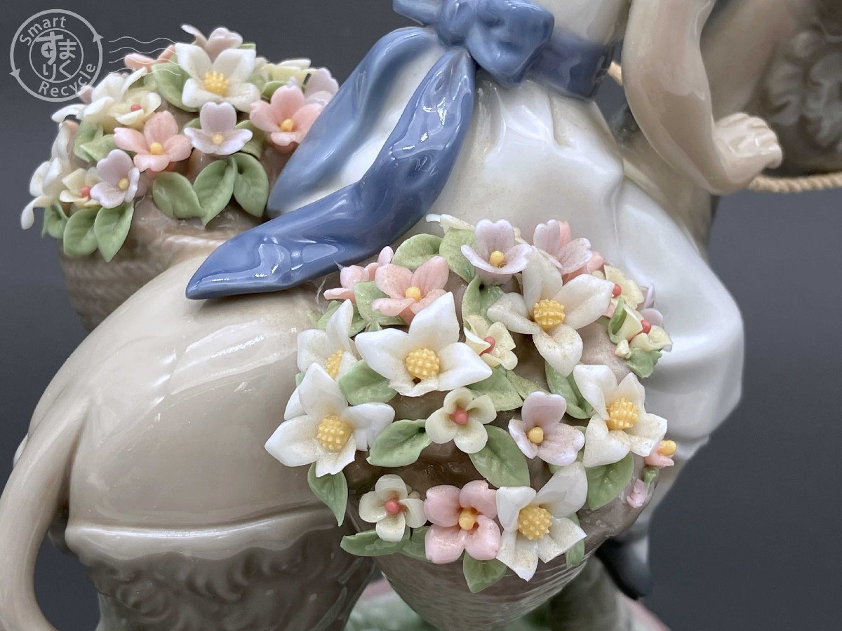 廃盤リヤドロ LLADRO 5465 ロバに乗った少女 廃盤リヤドロ LLADRO