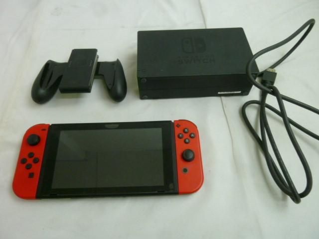 【同梱可】中古品 ゲーム Nintendo switch ニンテンドースイッチ 本体 HAC-001 Joy-Con レッド 動作確認済み