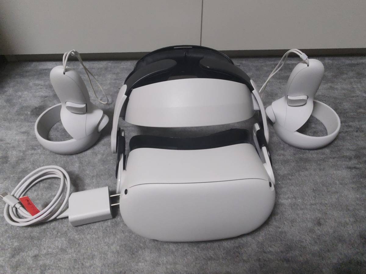 中古品 Meta Quest 2 (Oculus Quest 2) 256GB Eliteストラップ 