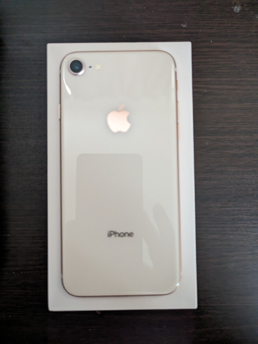 iPhone8 SIMフリー美品 gold ゴールド64GB 64GB SIMフリー