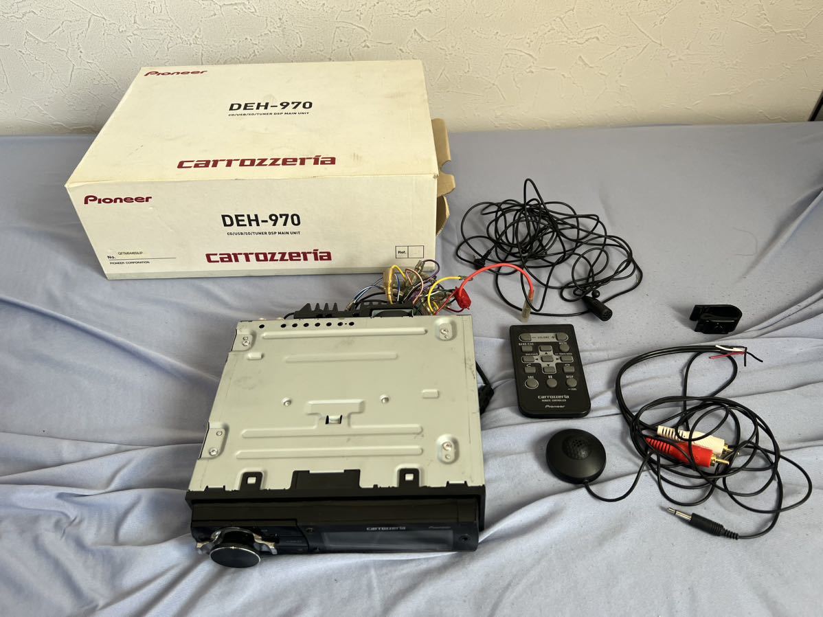 カロッツェリア DEH-970 1DIN carrozzeria Pioneer パイオニア USB 1DINデッキ iPod Bluetooth ブルートゥース