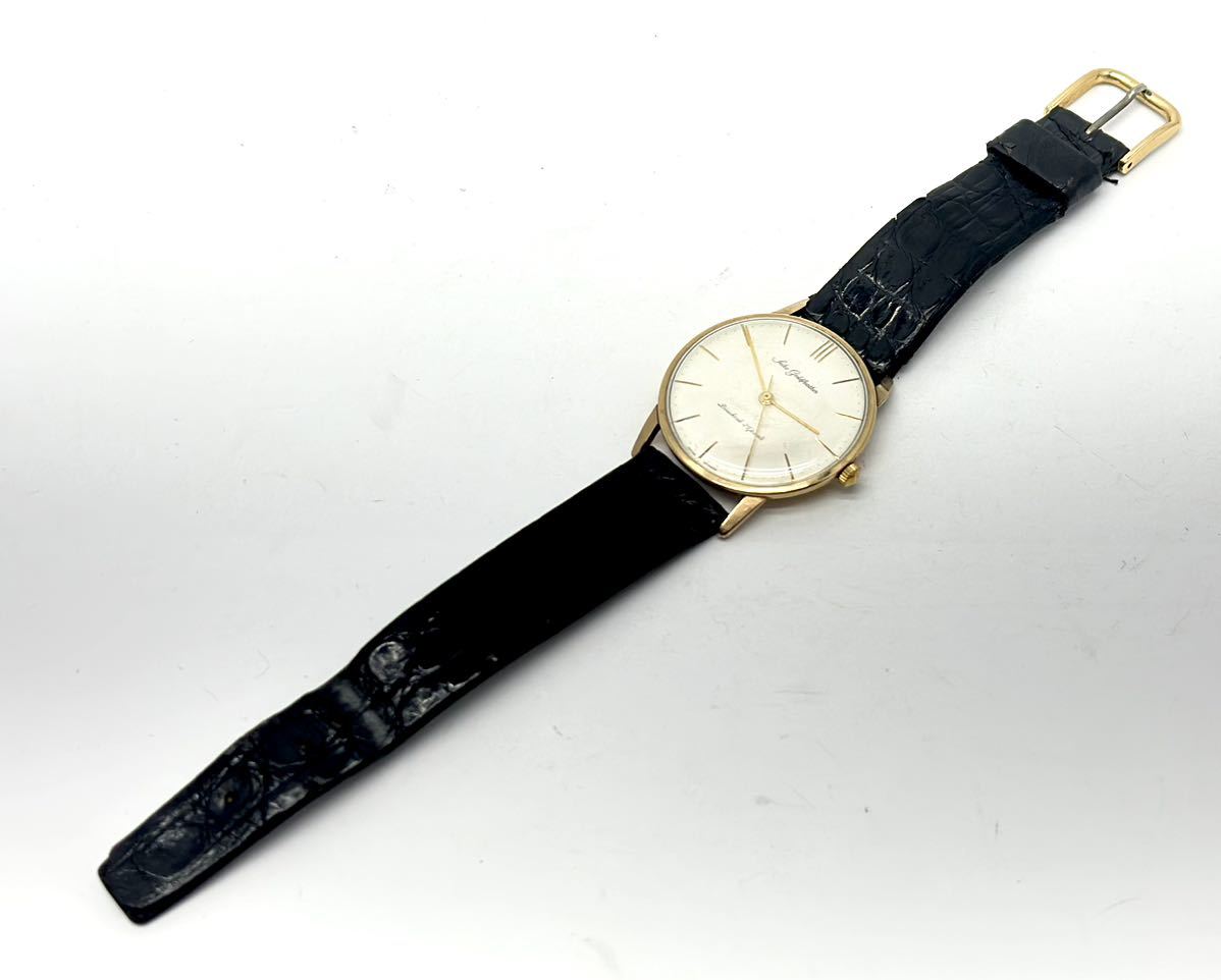 動作品 23-744□SEIKO セイコー Goldfeather ゴールドフェザー 25石