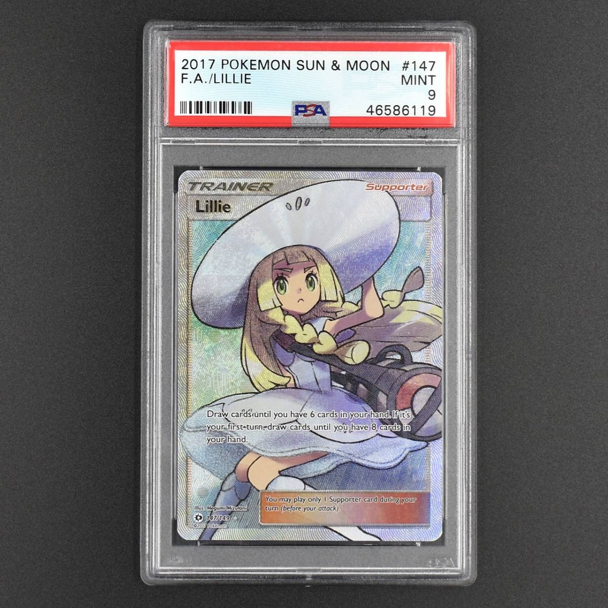 PSA9】帽子 リーリエ Lillie Full Art 147/149 英語版 リーリエ フル 