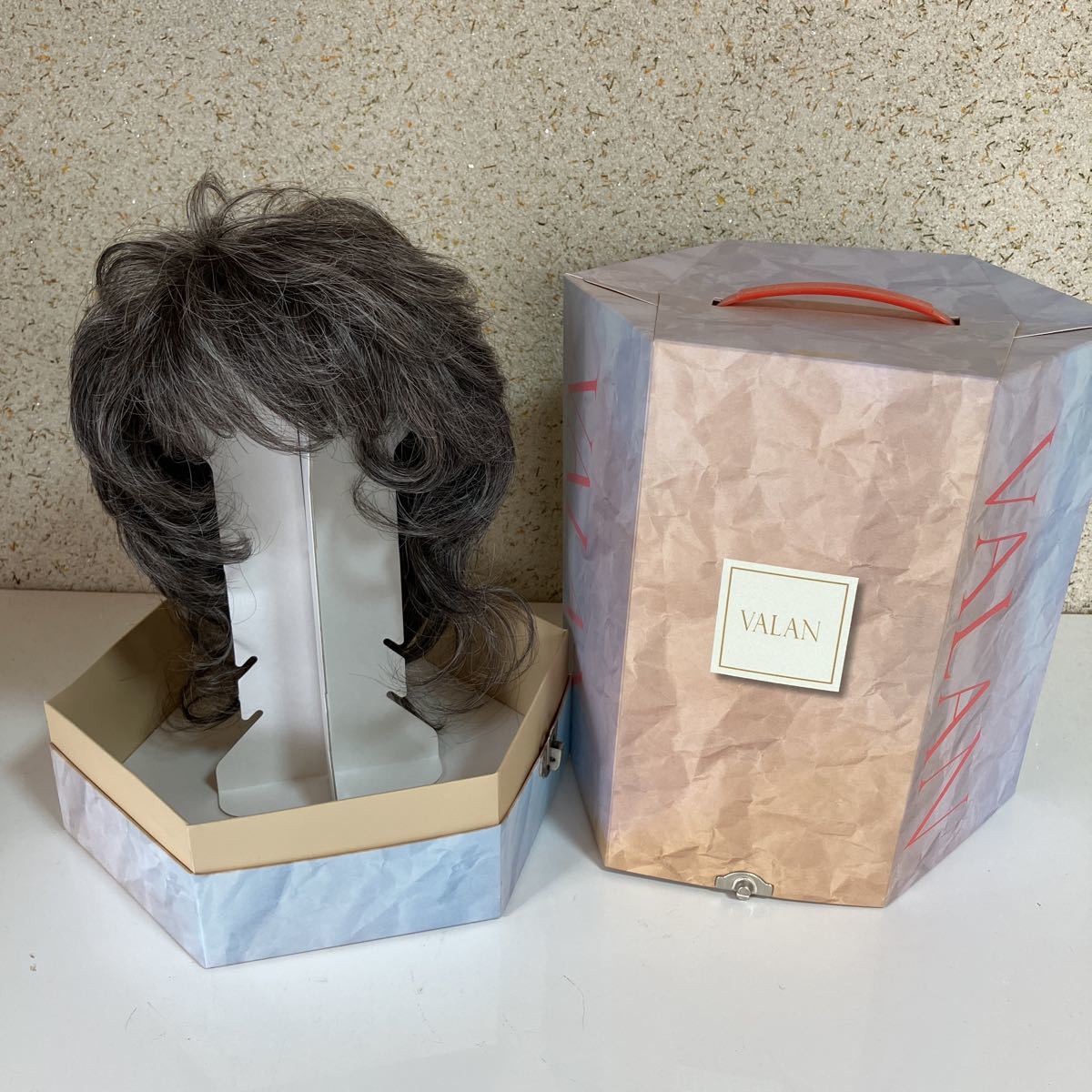 高級ウィッグ/ FONTAINE フォンテーヌ アクリル系 人毛 高級ウィッグ