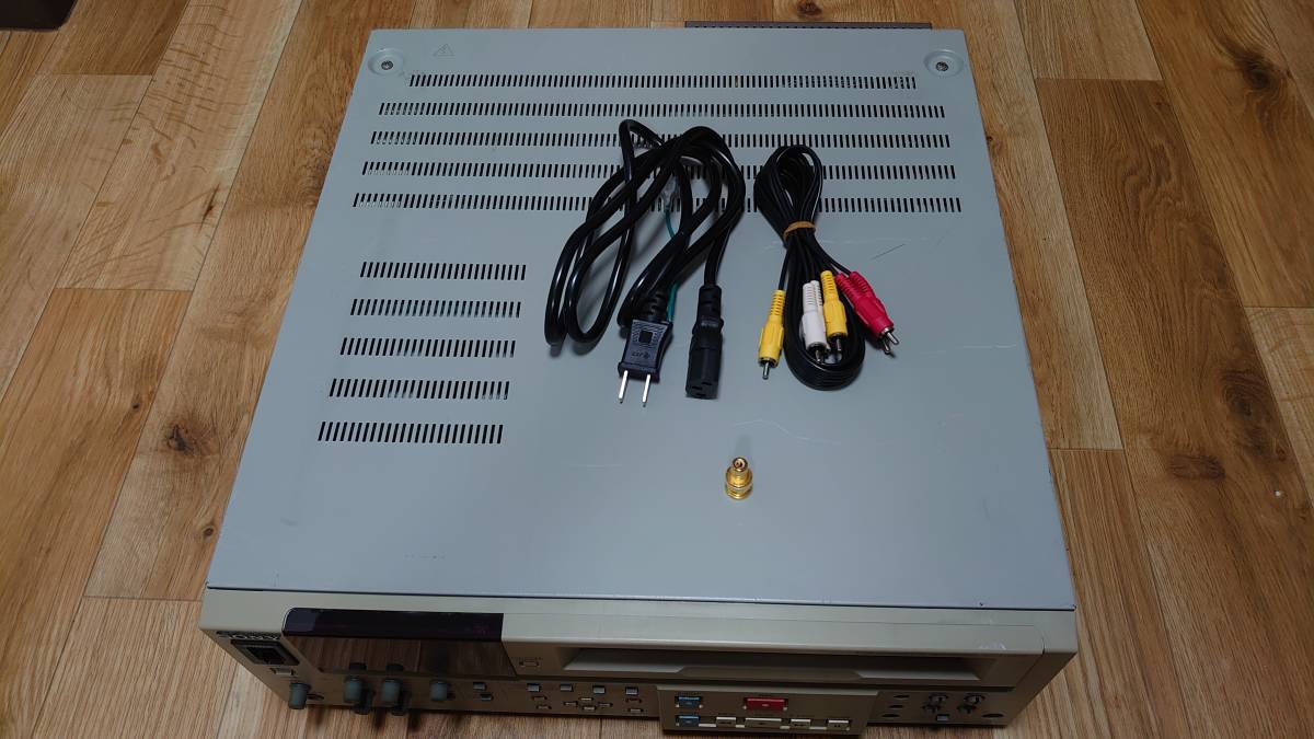 〇SONY SVO-5800【ソニー/ビデオカセットレコーダー/S-VHS/再生確認