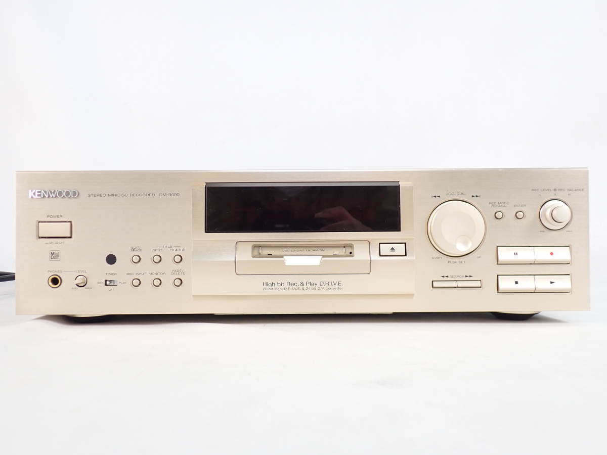 ケンウッド DM-9090 MDデッキ KENWOOD 公式通販 動作良好 貴重 DM-9090