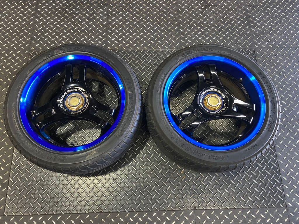 スーパーアドバン　2本　17インチ　114.3 5穴　8j+35 ドリケツ当時物 スーパーアドバン 2本 17インチ 114.3 5穴 8j+35 ドリケツ当時物