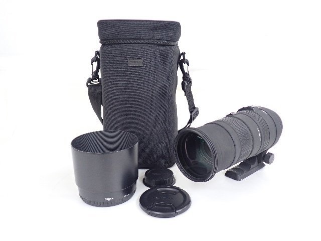 SIGMA シグマ DG 150-500mm F5-6.3 APO HSM レンズ キャノン用 バッグ付 ∴ 6C505-2