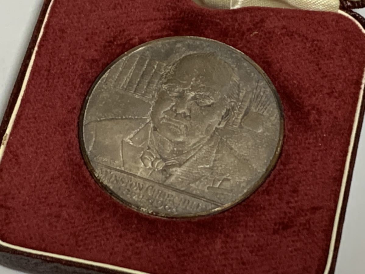1000円〜□外国銀貨 ウィンストン・チャーチル 1874-1965 VERY WELL