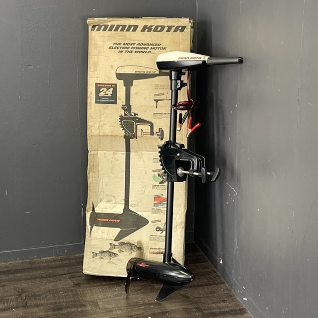 ハンドエレキ minn KOTA ミンコタ ワンハンドコントローラー 【中古】動作保証 Model 35 24 Lbs Thrust 船外機 / 7878