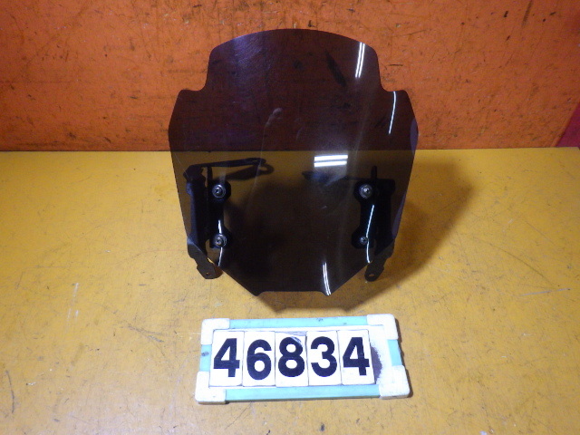 46834 ホンダ JC92-100～ グロム GROM125AM '21 社外 ウインドシールド 割れ無