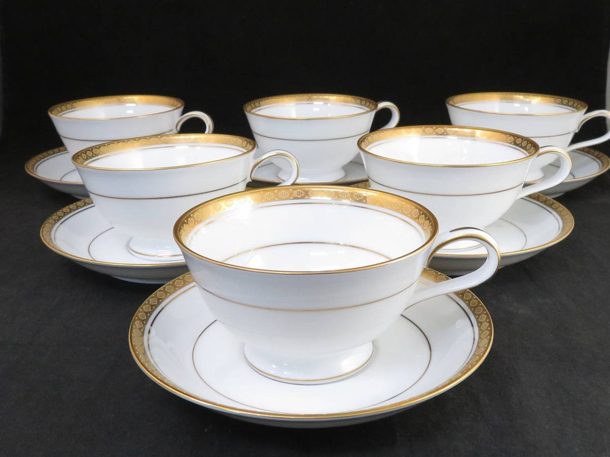 Noritake ノリタケ RICHMOND リッチモンド 6124 カップ＆ソーサー 6客