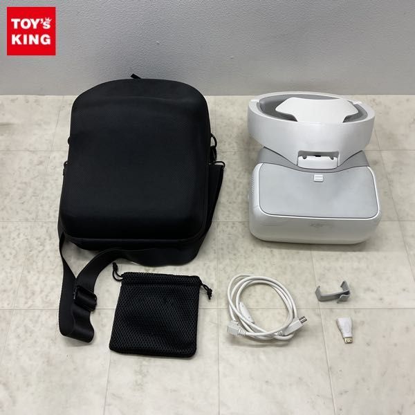 1円〜 ジャンク 箱無 dji ドローン 用 FPVゴーグル、キャリングケース