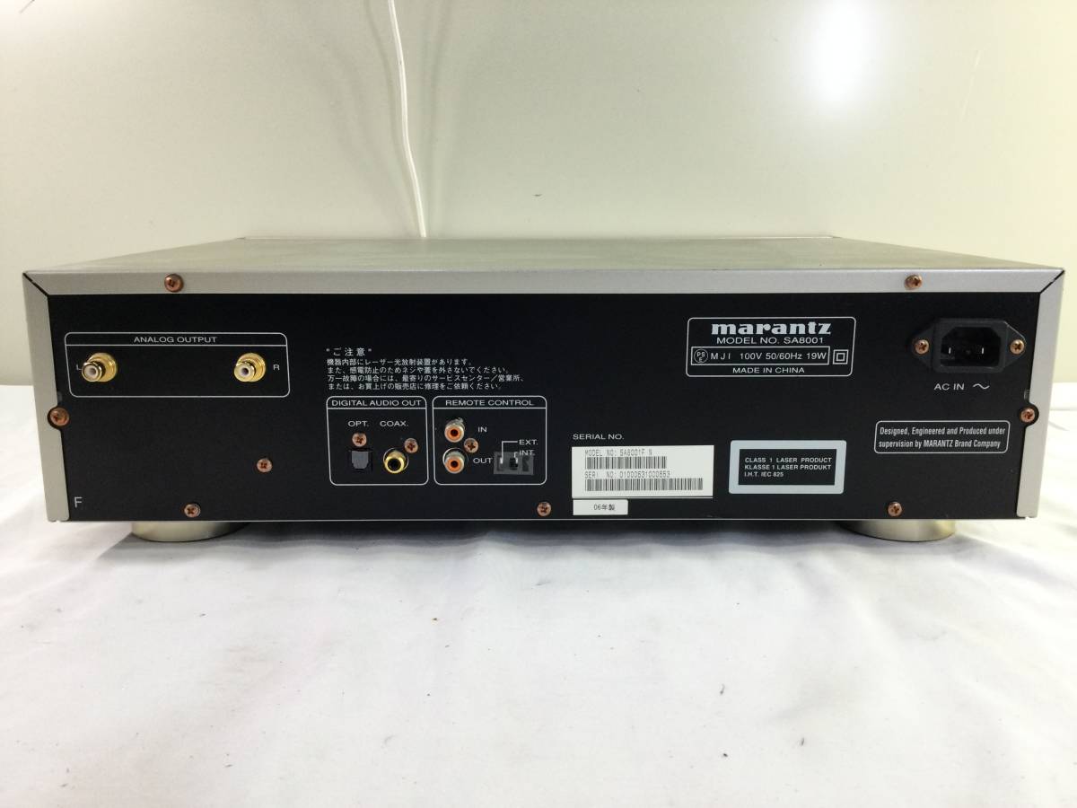 公式通販 Marantz 買い SA8001☆ マランツ SA8001 12-10-3marantz 