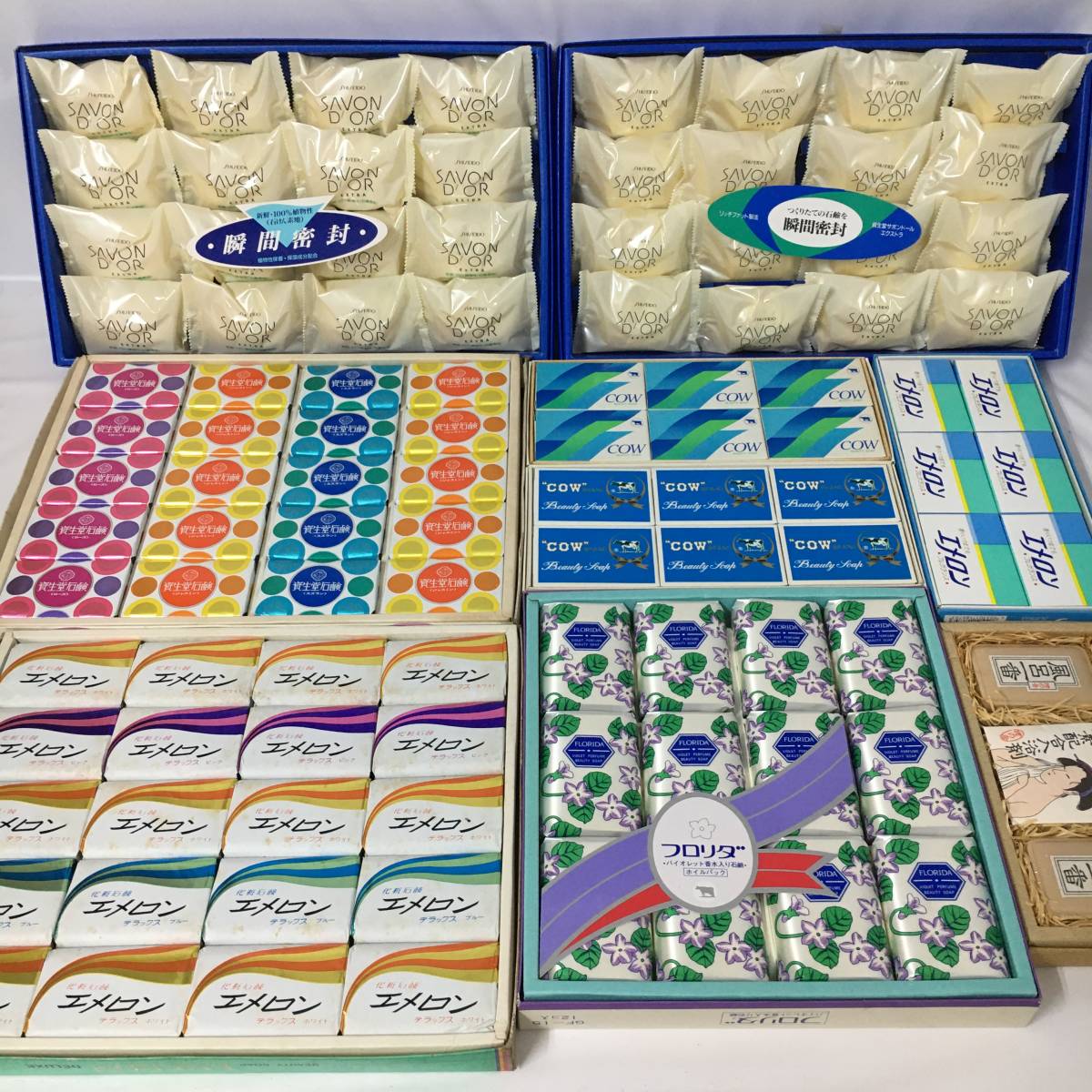 人気セール，正規品 ut12/11 固形 石鹸 まとめて 100個以上 大量 せっけん 資生堂/風呂一番/COW/バスボン/エメロン/FLORIDA/SAVON DOR等 長期保管(固形)｜売買されたオークション情報、yahooの商品情報をアーカイブ公開 - 固形