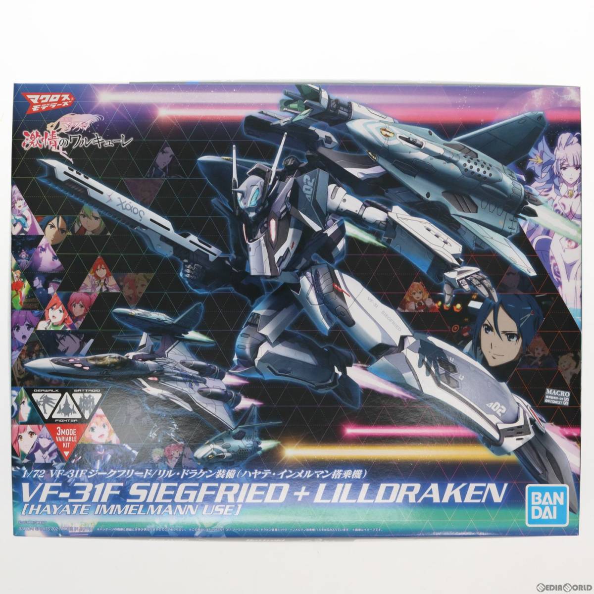 SALE PTM 1/72 VF-31F ジークフリード/リル ドラケン装備 ハヤテ インメルマン搭乗機 マクロス&Delta; デルタ プラモデル 5061334 バン(マクロス)｜売買されたオークション情報、yahooの商品情報をアーカイ マクロス
