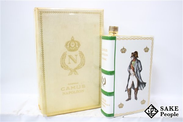  注目 カミュ ナポレオン ブック 白緑 陶器 700ml 度数記載なし 箱付き コニャック(カミュ)｜売買されたオークション情報、yahooの商品情報をアーカイブ公開 - オークファン コニャック