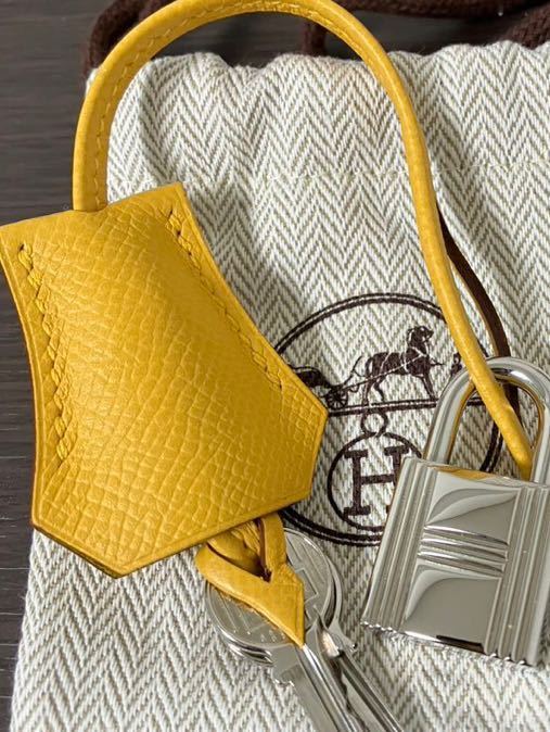 美品 エルメス HERMES クロシェット カデナ KEY パドロック 鍵