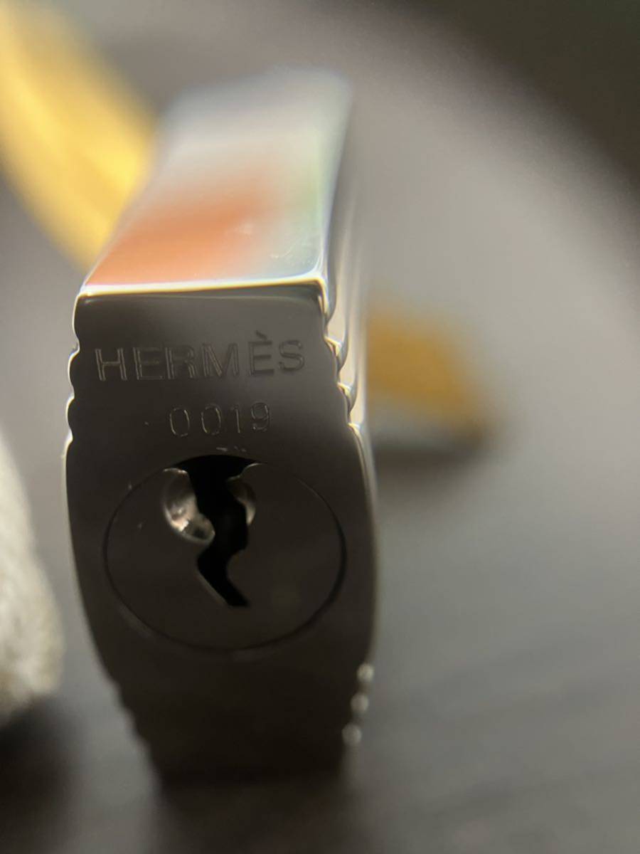 美品 エルメス HERMES クロシェット カデナ KEY パドロック 鍵