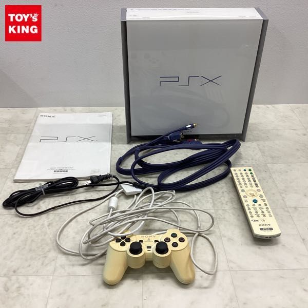 1円〜 箱無 SONY PSX 本体 DESR-7000、リモコン、コントローラー 他