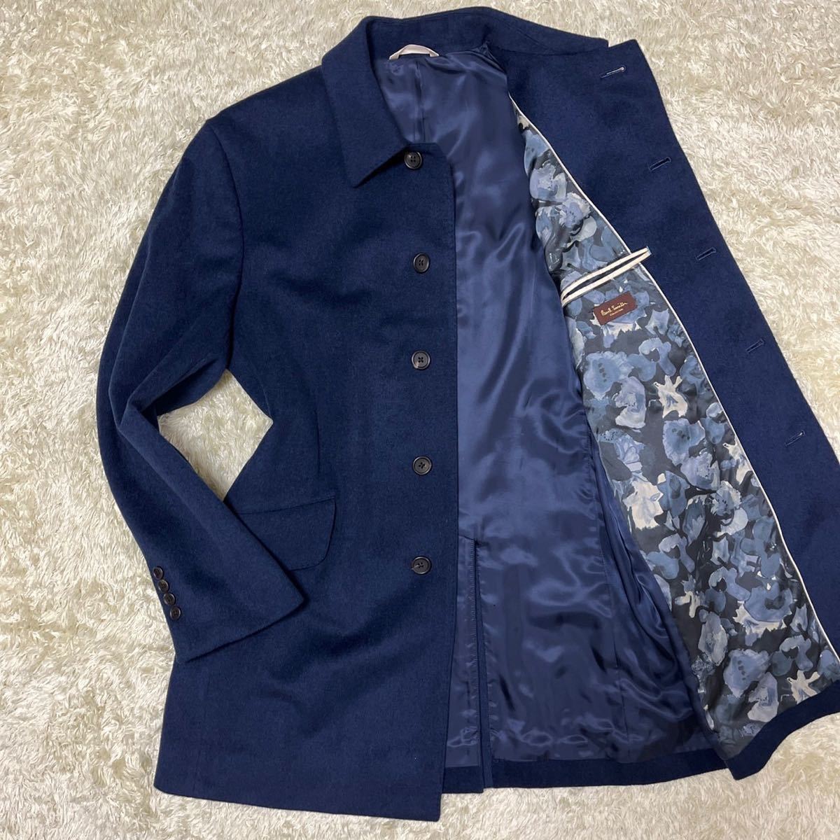 極上カシミヤ&花柄◎ 極希少XXLサイズ◎ ポールスミスコレクション 