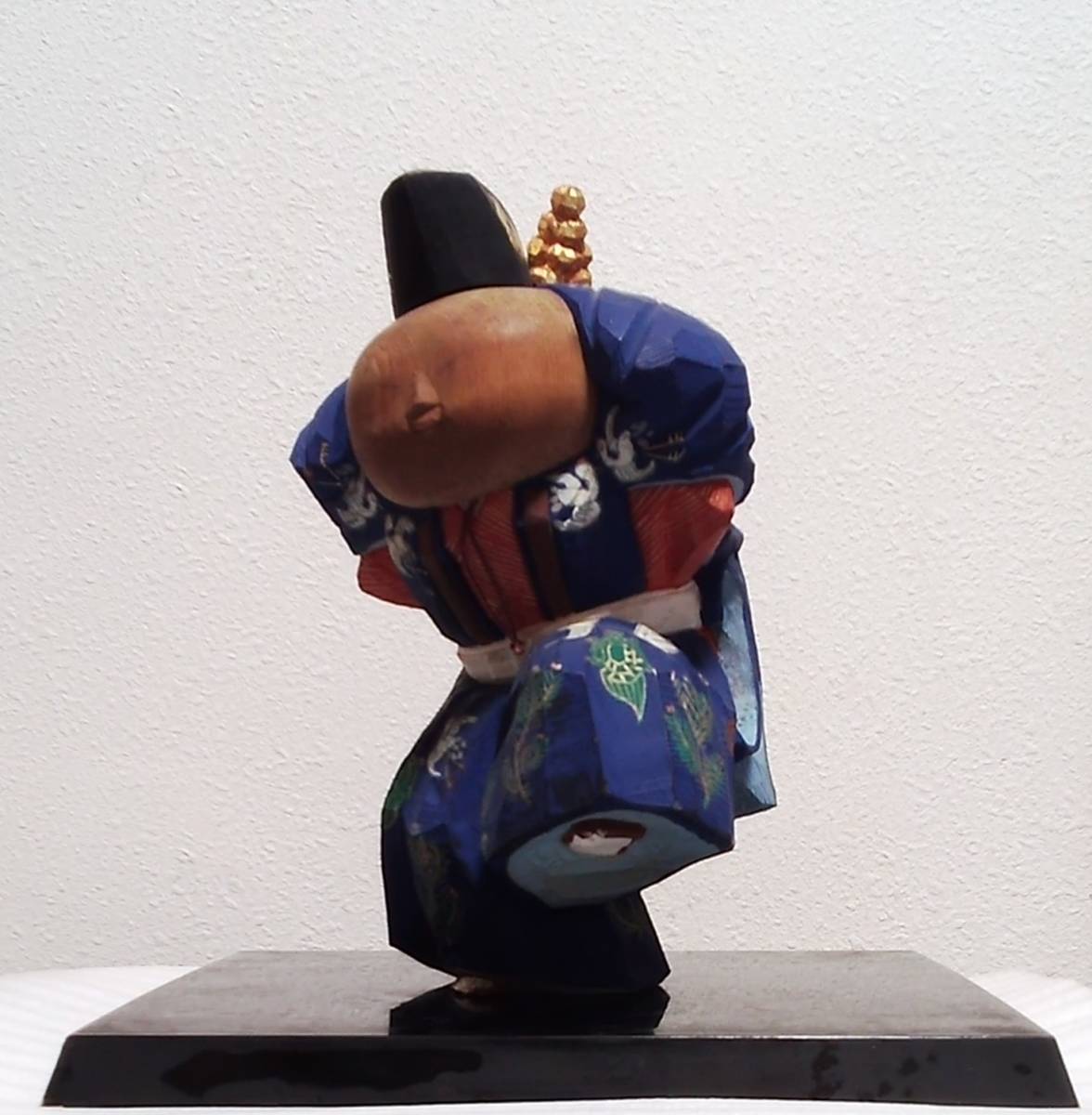 ☆ 蔵出し 木彫極彩色 三番叟 平安 藤澤伸一作 有識 御雛京人形司 松屋