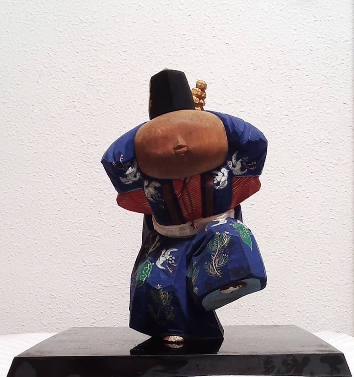 ☆ 蔵出し 木彫極彩色 三番叟 平安 藤澤伸一作 有識 御雛京人形司 松屋