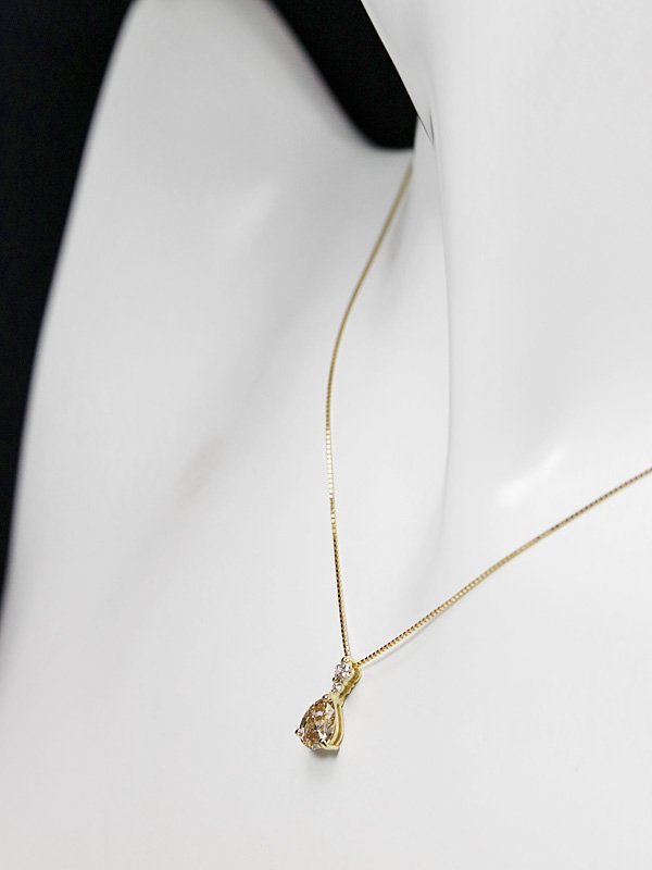 [Shimoe]最落無し！１円～ＰＴ８５０　天然サファイア＆ダイヤネックレス