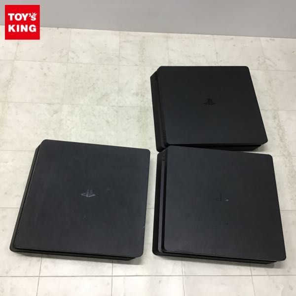 1円〜 動作確認/初期化済/箱無 PlayStation 4 本体 ジェット・ブラック CUH-2000A、CUH-2100B、CUH-2200A