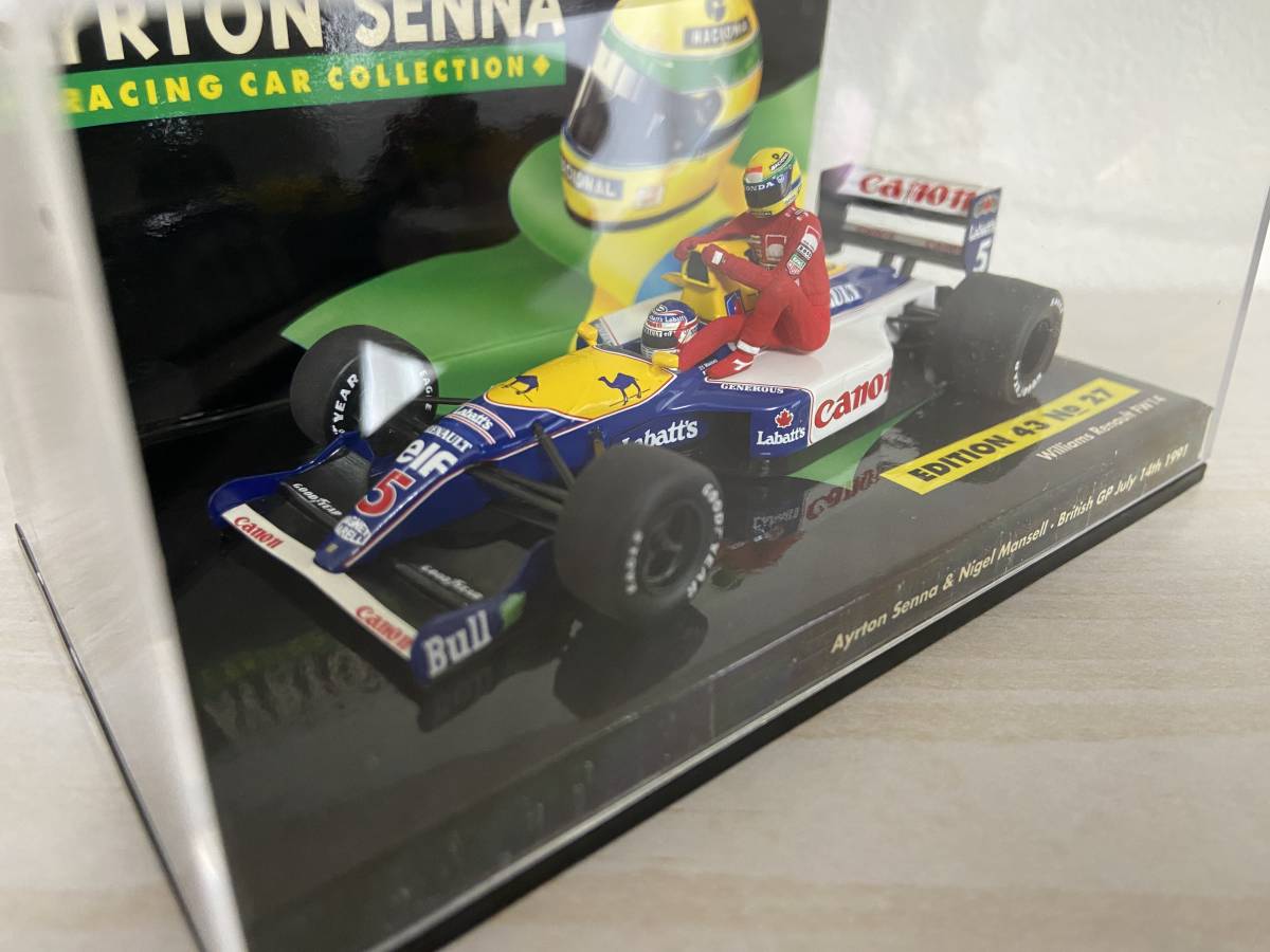 1/43 アイルトンセナ ＆マンセルWilliams Renault FW14 Amazon.co.jp