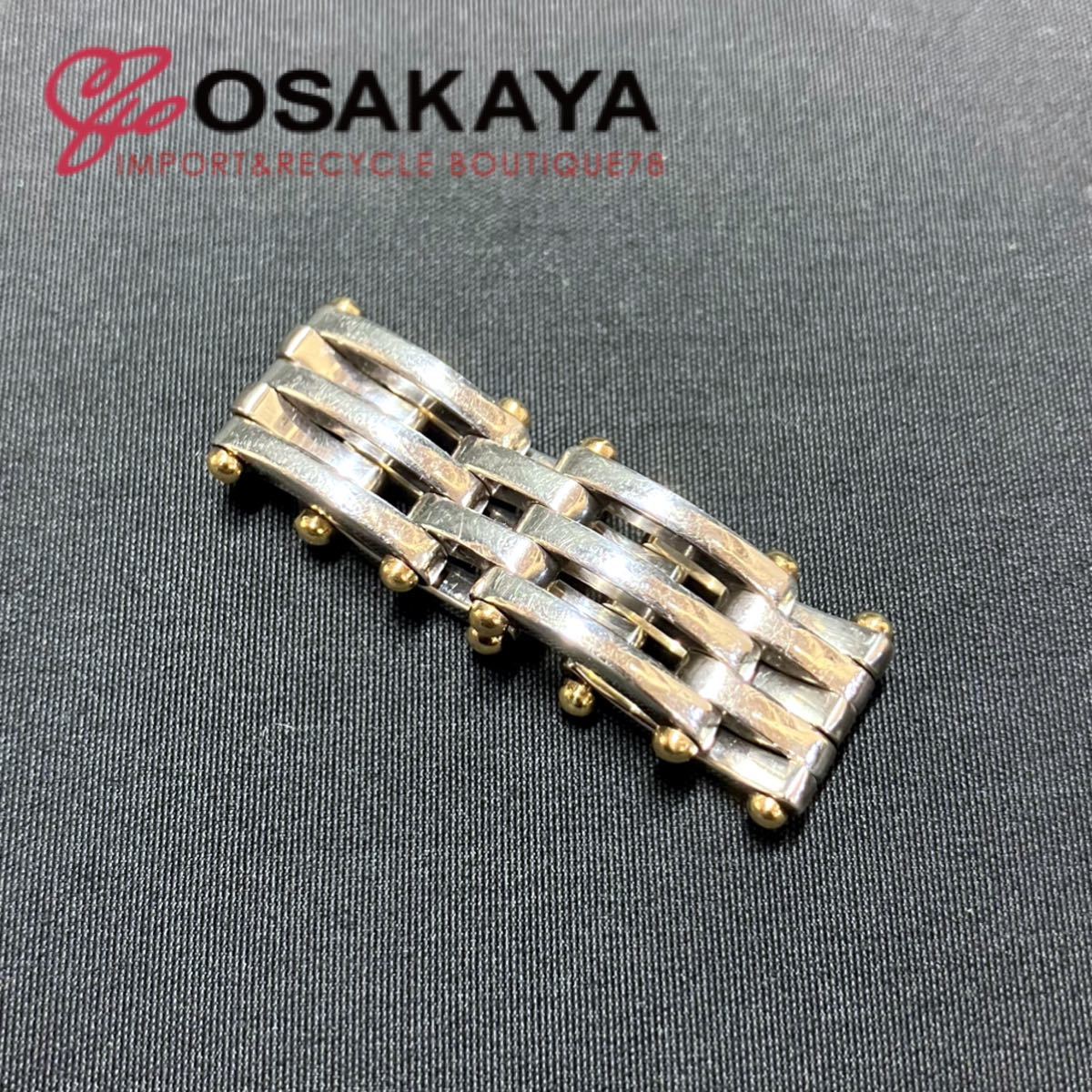 中古 TIFFANY&Co. ゲートリング #18 SV925 Au750 K18 シルバー