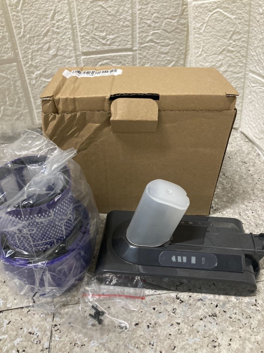 752.ダイソン V10 バッテリー SV12 COOLBEAR 掃除機交換用バッテリー 4000mAh 25.2V Dyson V10 フィルター付き PSEマークあり