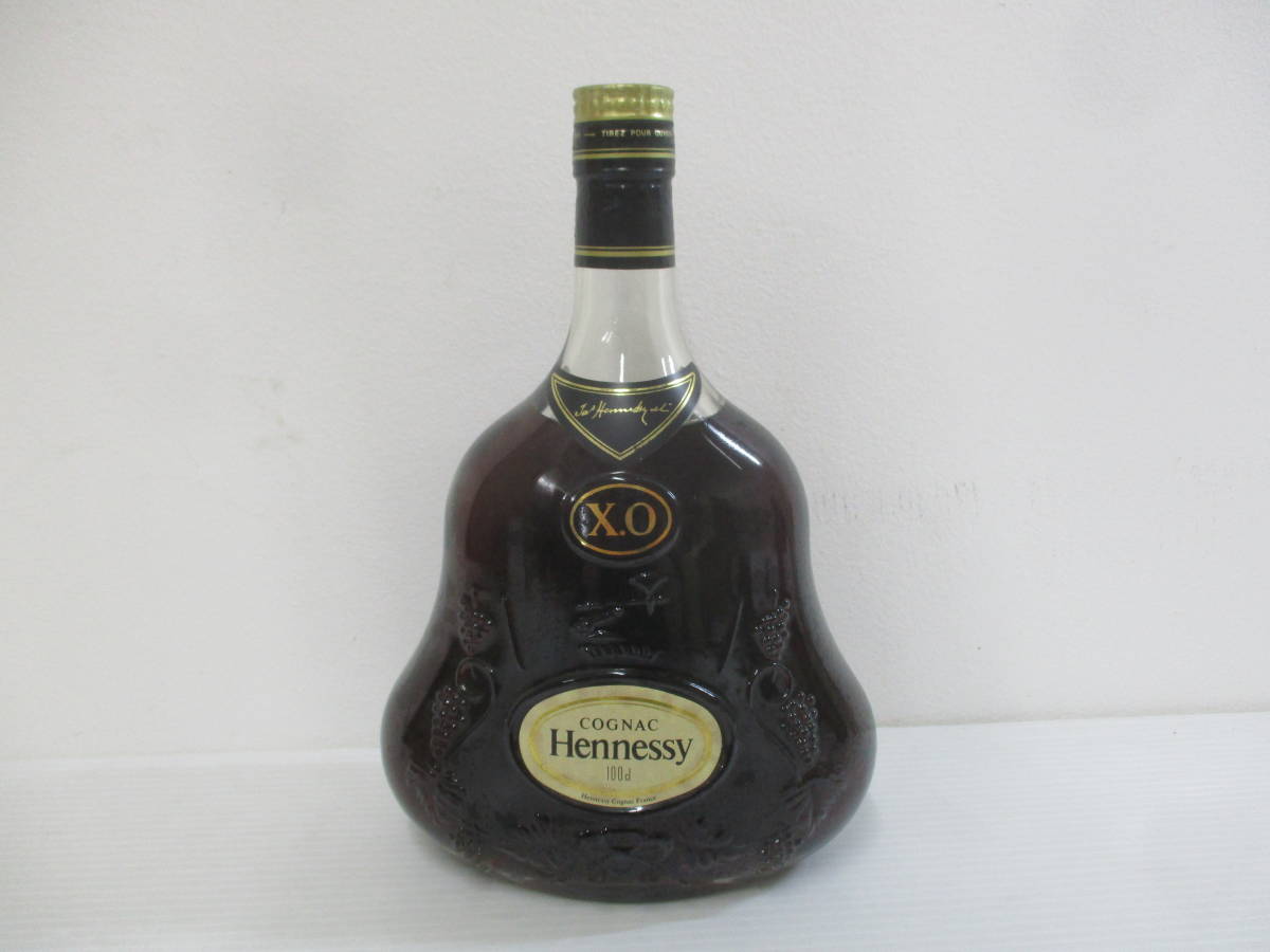 2309SS-012 古酒 ヘネシー Hennessy XO クリアボトル 金キャップ