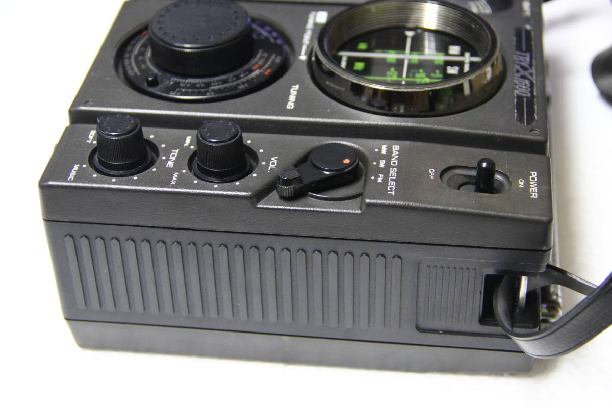 TOSHIBA 東芝 アンティークラジオ TRY X1600 ICラジオ FM/SW/MW 3