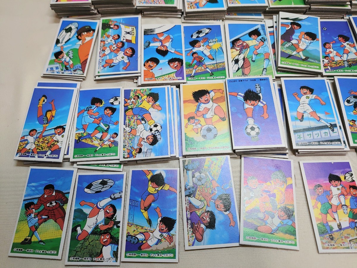 当時物 キャプテン翼 - アマダ 角面子当 サッカー 駄菓子 めんこ