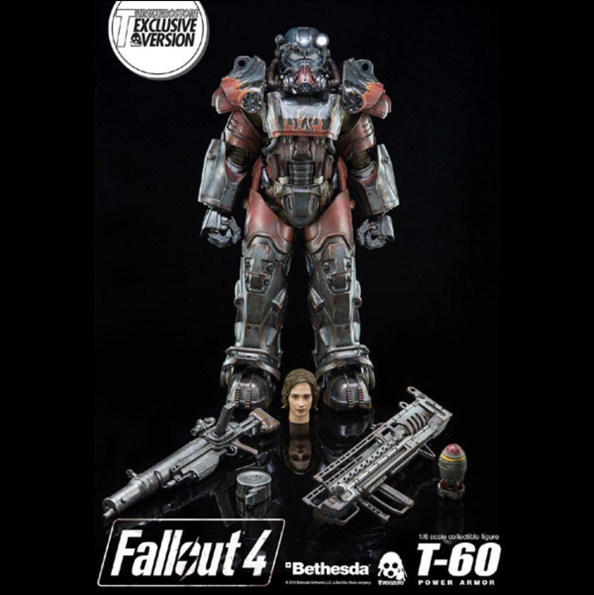 1円〜 threezero Fallout T-60 Power Armor Exclusive Atom Cats スリーゼロ フォールアウト パワーアーマー 限定 アトムキャッツ atomcats