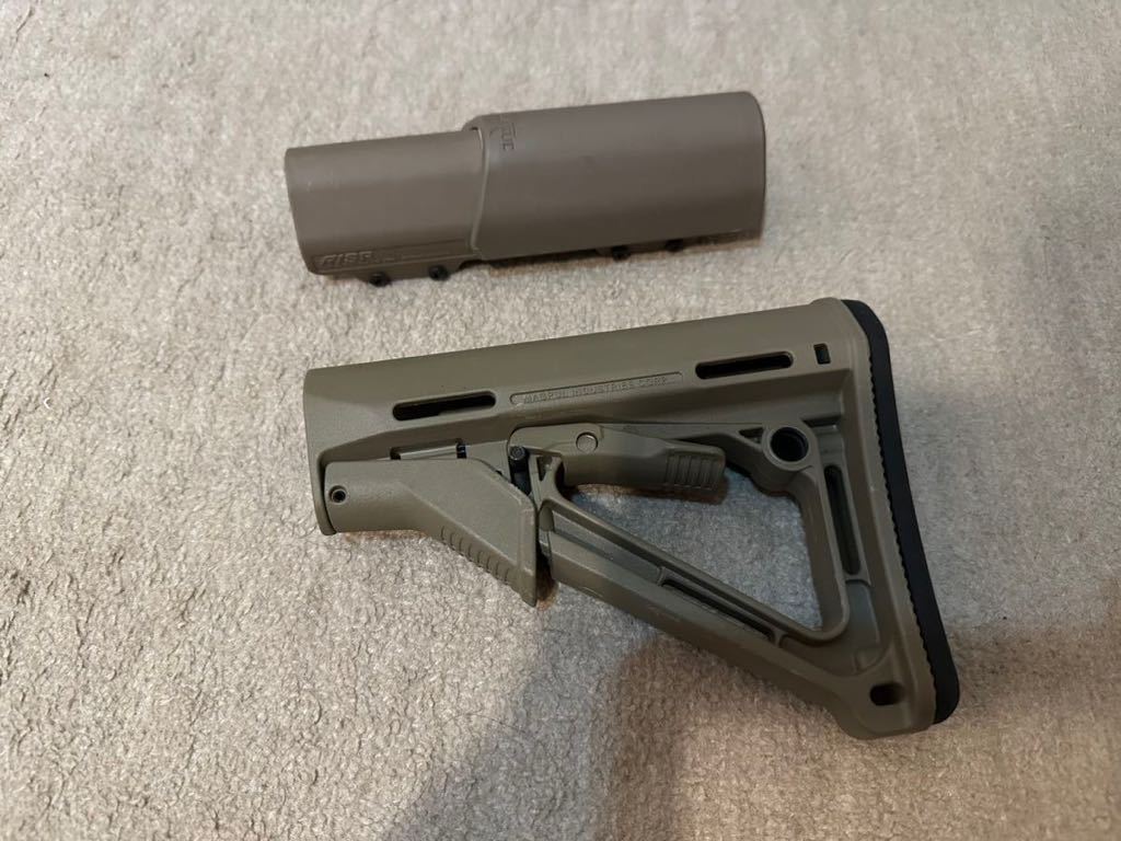 実物 MAGPUL CTR ストック マグプル Larue RISRタイプ ストックチーク