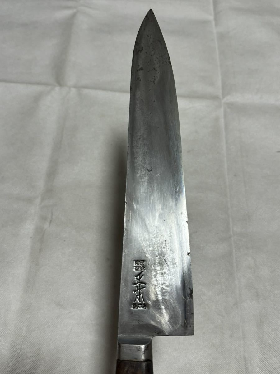 6792 送料無料 ②正本 包丁 牛刀 刃渡り 約30cm 包丁の築地正本 –