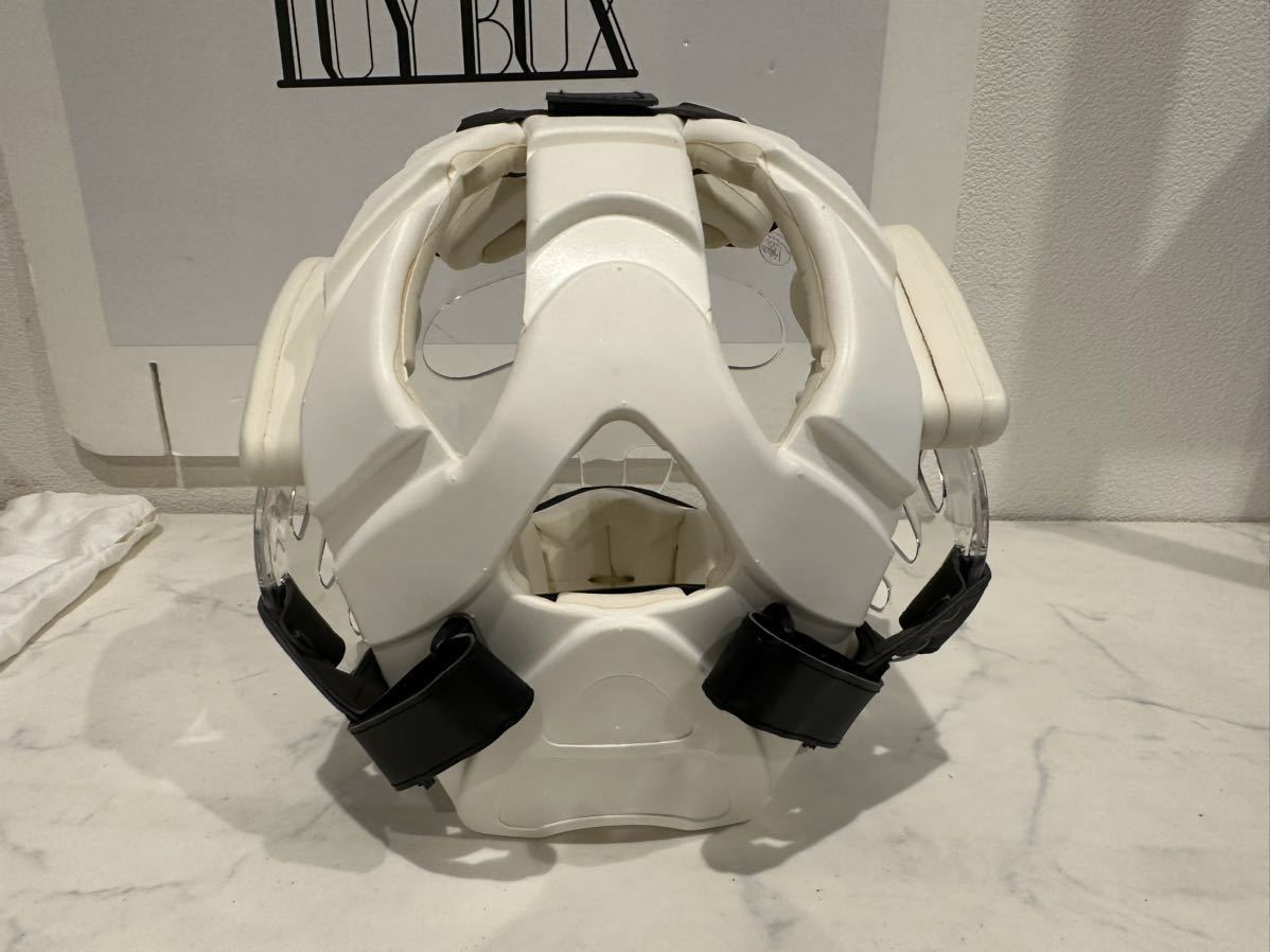 【未使用】フェイスマスク ニューメンホーV 全日本空手道連盟検定品 mizuno ミズノ M/頭囲56-60cm ノンコンタクト用 ③【札TB02】